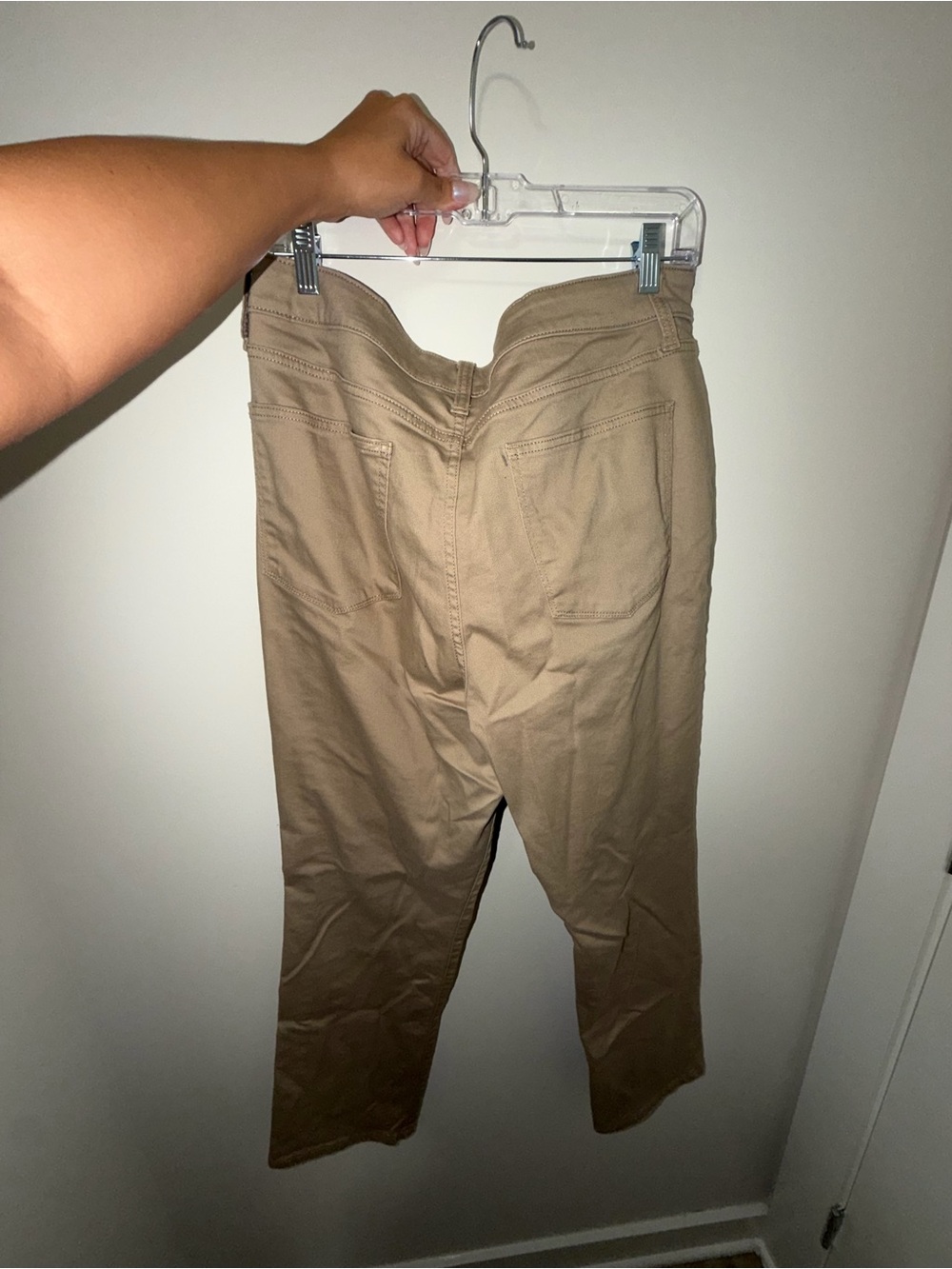 Classic Straight Fit Pants - Tan - Picture 2 of 3
